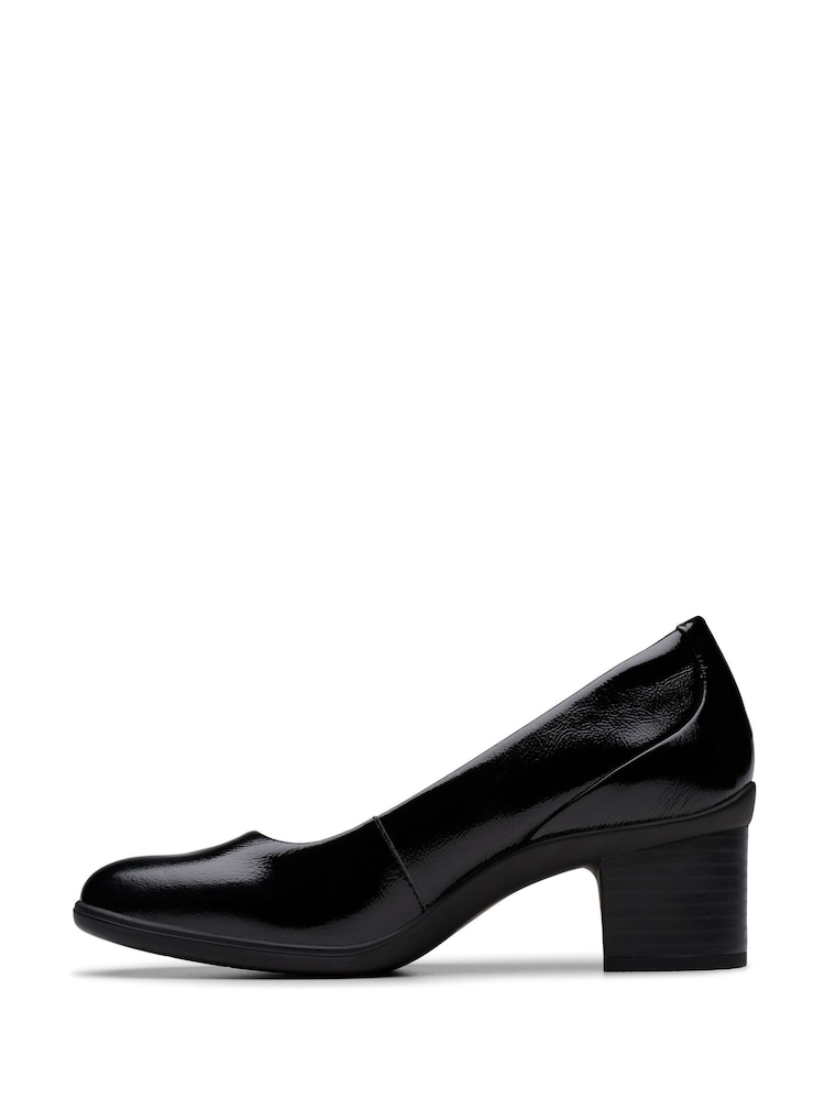 Clarks Black Shaya Poppy Shoes - Image 2 of 6