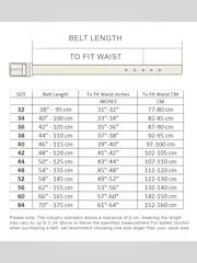 D555 ARCHIE Antique Buckle Faux Leather Jeans Belt 3.9cm Width - תמונה 6 מתוך 6