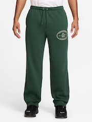 Nike Green Sportswear Club Open Hem Fleece Joggers - Image 1 of 3