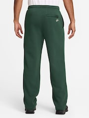 Nike Green Sportswear Club Open Hem Fleece Joggers - Image 2 of 3