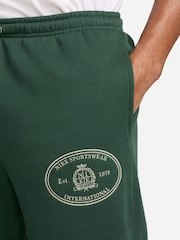 Nike Green Sportswear Club Open Hem Fleece Joggers - Image 3 of 3