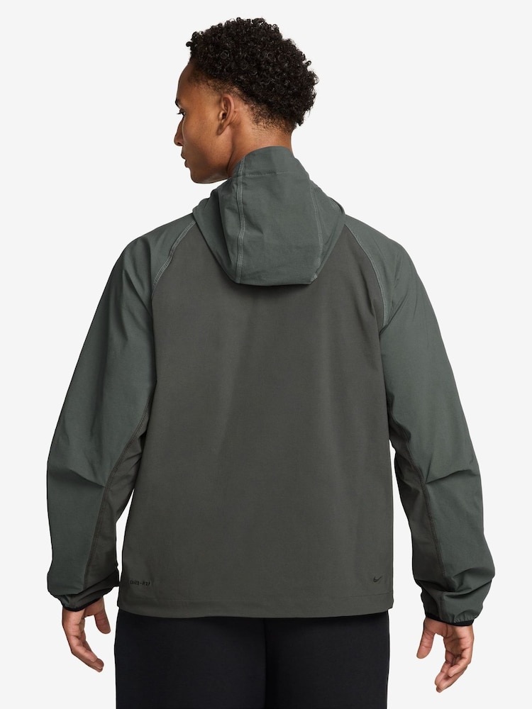 Μπουφάν Nike Tech Dri-Fit με υφαντό φερμουάρ και πλήρες φερμουάρ Windrunner - Εικόνα 2 από 3