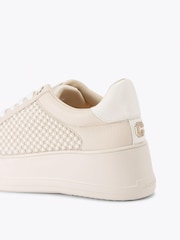 Carvela Cream Jive Lace Up Trainers - Image 4 of 4