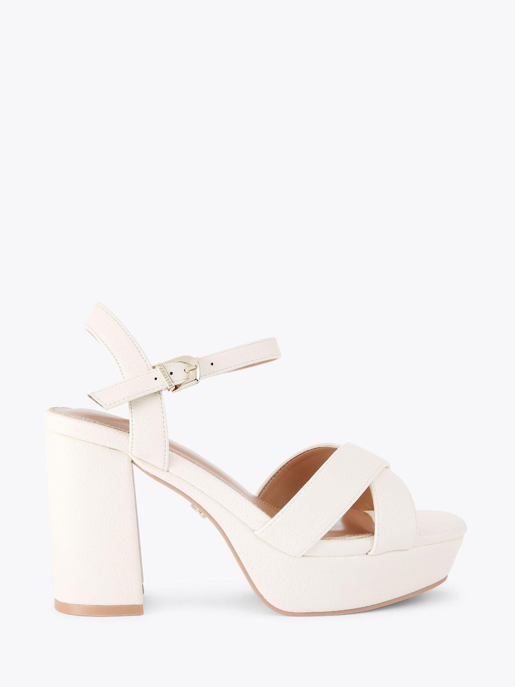 Carvela Cream Sonata Sandals - Image 2 of 5 Carvela Cream Sonata Sandals - Image 2 of 5