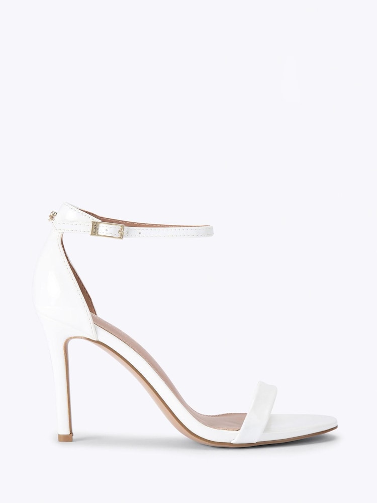 Carvela White Capo Stiletto Sandals - Image 1 of 4 Carvela White Capo Stiletto Sandals - Image 1 of 4
