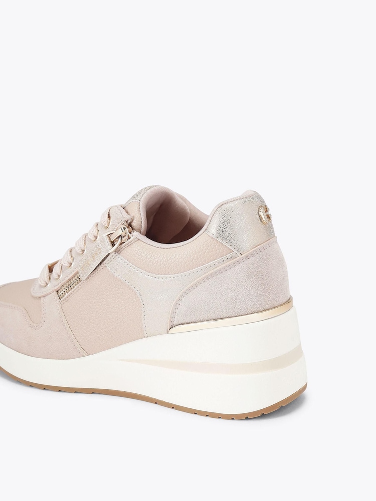 Carvela Pink High Rise Trainers - Image 4 of 4