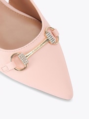 Carvela Pink Valentina Loafer Shoes - Image 3 of 4