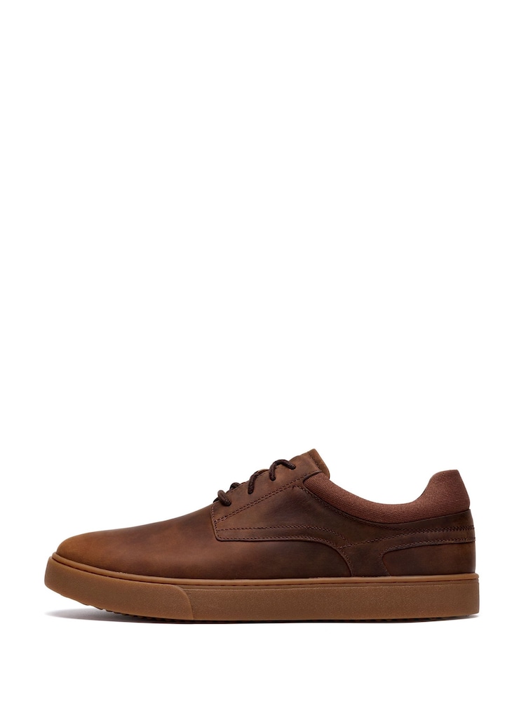 Clarks Brown Lydford Lo Trainers - Image 2 of 6 Clarks Brown Lydford Lo Trainers - Image 2 of 6