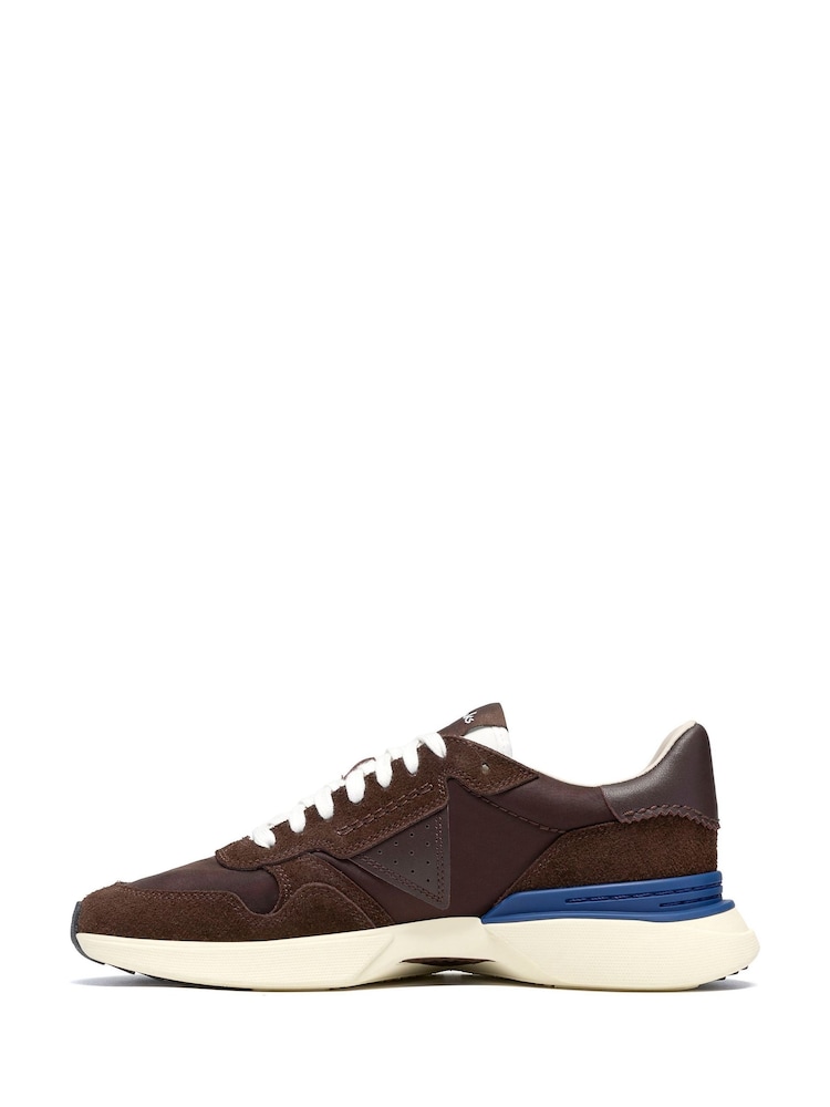 Clarks Brown Craft Wick Lace Trainers - Image 2 of 7 Clarks Brown Craft Wick Lace Trainers - Image 2 of 7