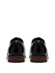 Clarks Black Bowburn Tip Shoes - Image 5 of 6
