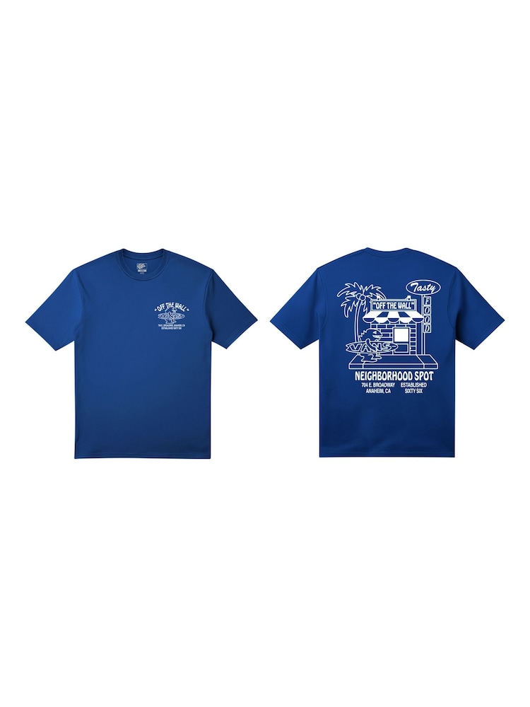 Vans Dark Blue Food Spot Short Sleeve T-Shirt - Image 3 of 3