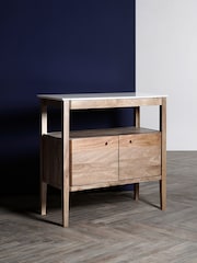 Swoon Light Brown Duval Mango Wood Two Door Cabinet - Image 2 of 6