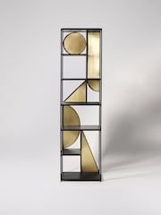 Swoon Black Pablo Mango Wood Narrow Shelving - Image 2 of 6