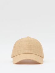 Reiss Natural Winnie Raffia Baseball Cap - Image 2 of 5