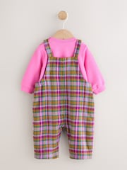 Groene ruit - Babyrompertje met lange mouwen en geweven bretelbroeken 2 Pieces (0mths-2yrs) - Afbeelding 6 van 12