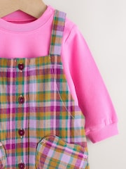 Groene ruit - Babyrompertje met lange mouwen en geweven bretelbroeken 2 Pieces (0mths-2yrs) - Afbeelding 7 van 12