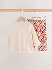 Multi Bright Character - Baby Sweat Top And Wide Leggings 2 Piece Set (0mths-2yrs) - Larawan 4 ng 15