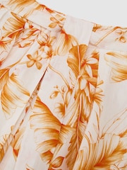 Reiss Ivory/Orange Milly Skirt - Image 6 of 6