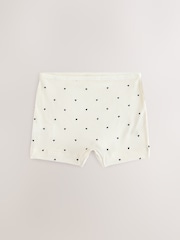 Black/White Animal Print Short Briefs 5 Pack (2-16yrs) - Image 3 of 9