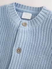 Blue Little Brother Embroidered Bear Cardigan (0mths-2yrs) - Image 3 of 5