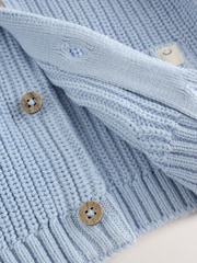 Blue Little Brother Embroidered Bear Cardigan (0mths-2yrs) - Image 4 of 5