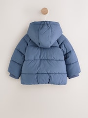 Blue Puffer Baby Jacket (0mths-2yrs) - Image 2 of 6