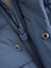 Blue Puffer Baby Jacket (0mths-2yrs) - Image 5 of 6