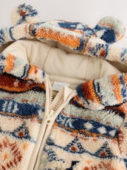 Fairisle Fleece Baby Pramsuit (0mths-2yrs) - Image 4 of 7