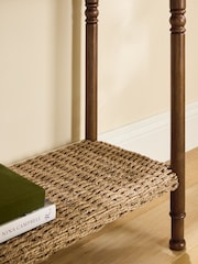 Nina Campbell Dark Wood Effect Alder Console Table - Image 4 of 6