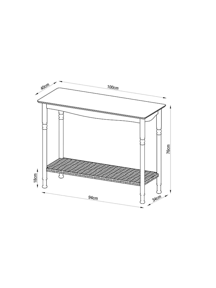 Nina Campbell Putty Alder Console Table - Image 8 of 8