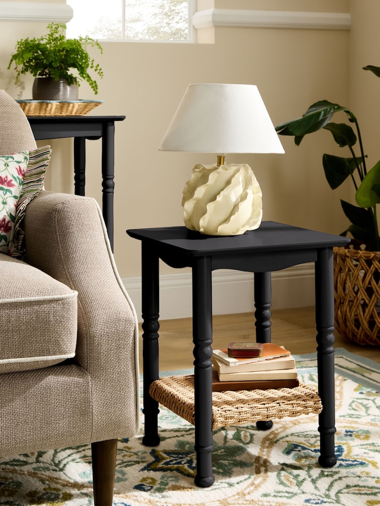 Nina Campbell Black Alder Side Table - Image 1 of 6