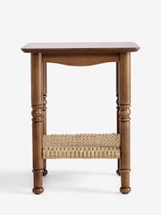 Nina Campbell Dark Wood Effect Alder Side Table - Image 4 of 6