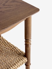 Nina Campbell Dark Wood Effect Alder Side Table - Image 6 of 6