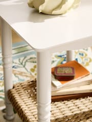 Nina Campbell Putty Alder Side Table - Image 2 of 7
