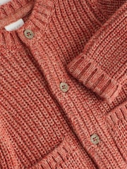 Orange Little Pumpkin Slogan Baby Cardigan - Image 7 of 9