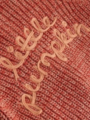 Orange Little Pumpkin Slogan Baby Cardigan - Image 9 of 9