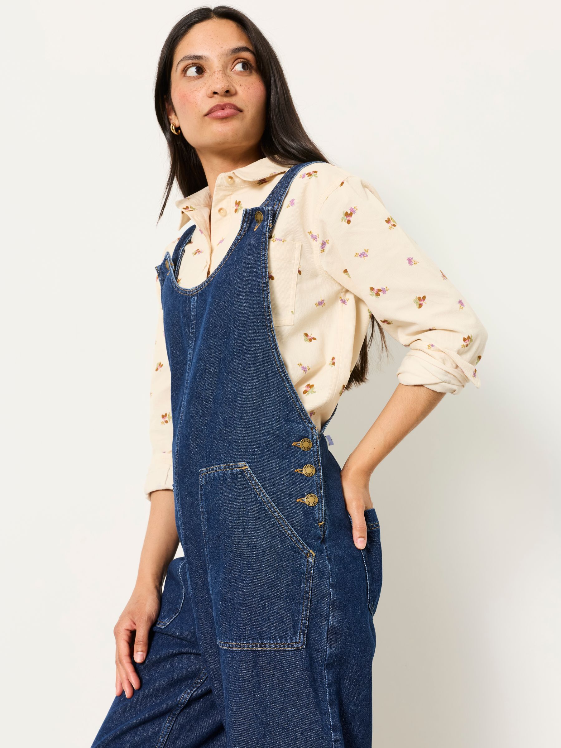 Buy FatFace Raffles Blue Denim Dungaree from the Next UK online shop