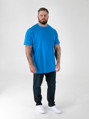 D555 Blue Flyers Premium Weight Combed Cotton Crew Neck T-Shirt - Image 2 of 5