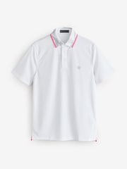 G/Fore Camo Collar Performance Pique Polo Shirt - Imaginea 1 din 1