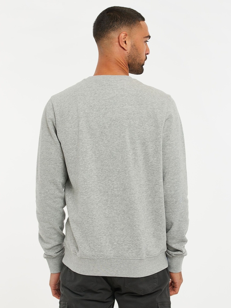 ライトグレー - クルーネックトップ - Threadbare クルーネック スウェットシャツ - 画像 2 / 5