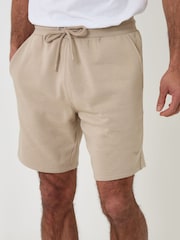 Threadbare Natural Sweat Shorts - Image 4 of 4