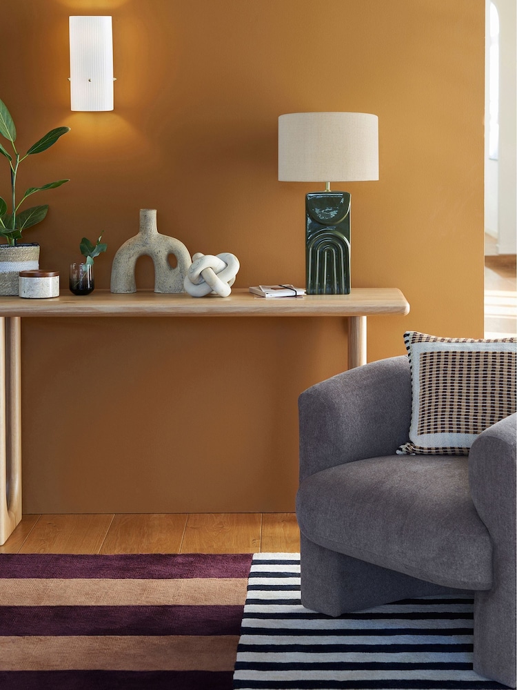 La Redoute Intérieurs Natural Douve Console Table in Solid Oak - Image 1 of 6