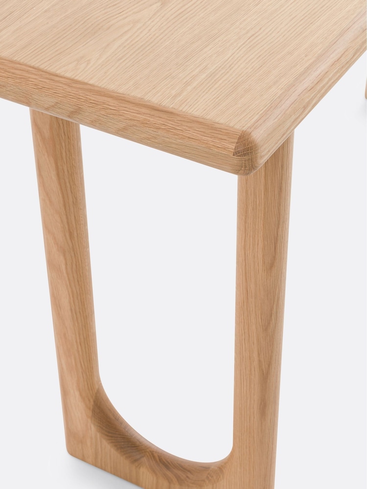 La Redoute Intérieurs Natural Douve Console Table in Solid Oak - Image 2 of 6