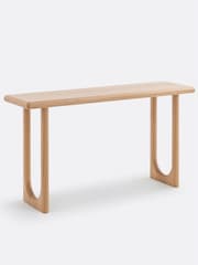 La Redoute Intérieurs Natural Douve Console Table in Solid Oak - Image 4 of 6