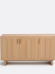 La Redoute Intérieurs Oak Lanko 3-Door Long Dresser - Image 2 of 5