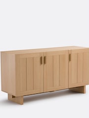 La Redoute Intérieurs Oak Lanko 3-Door Long Dresser - Image 3 of 5