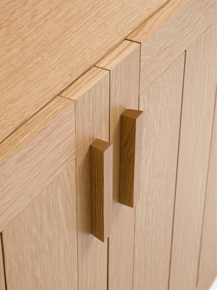 La Redoute Intérieurs Oak Lanko 3-Door Long Dresser - Image 5 of 5 La Redoute Intérieurs Oak Lanko 3-Door Long Dresser - Image 5 of 5