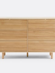 La Redoute Intérieurs Pine Ravi Solid Pine Chest of 6 Dresser - Image 1 of 5