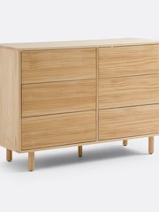 La Redoute Intérieurs Pine Ravi Solid Pine Chest of 6 Dresser - Image 3 of 5