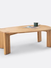 La Redoute Intérieurs Natural Signatures Elmo Solid Oak Coffee Table - Image 2 of 5